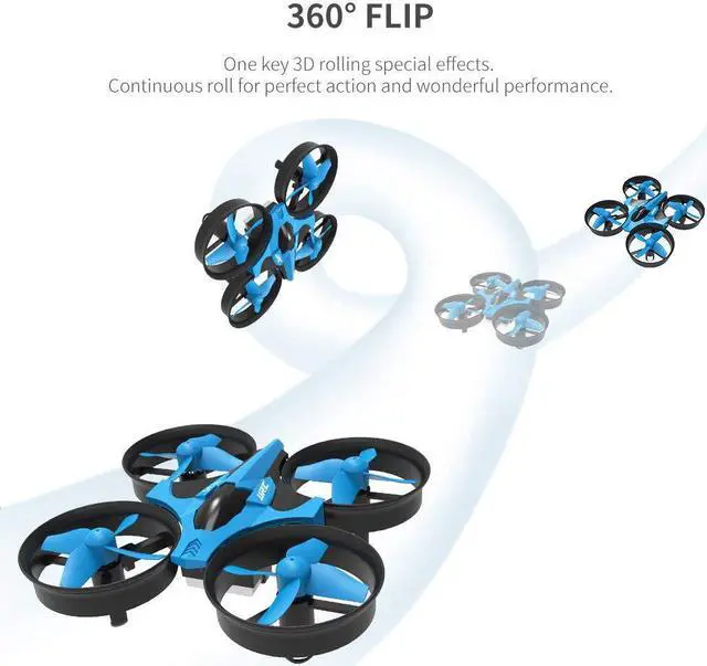 Alt view image 4 of 7 - Werleo Mini Quadcopter Drone H36 Mini RC Drone 2.4G 4CH 6Axis Gyro Headless Mode Remote Control RC Quadcopter Nano Drone RTF One-Key Return for Kids Adults Beginners