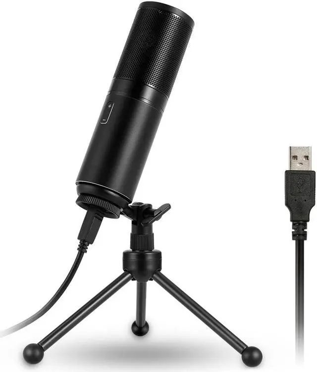 Main image of USB Microphone Recording Microphone Metal Studio Condenser for PC Laptop Desktop Notebook Cardioid Studio Recording Vocals for Recording Gaming Podcasting Online Chatting