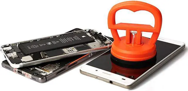 Alt view image 5 of 7 - Werleo Heavy Duty Suction Cup Universal Suction Cups Opening Repair Tool Kit for iMac iPhone iPad Samsung Tablet Computer and other LCD Screen Removal LCD Screen Opening Tool - 2 PACK