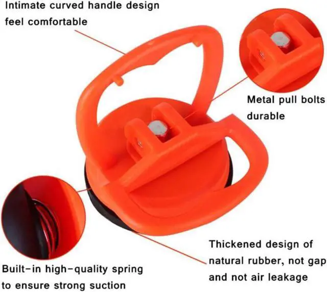 Alt view image 2 of 7 - Werleo Heavy Duty Suction Cup Universal Suction Cups Opening Repair Tool Kit for iMac iPhone iPad Samsung Tablet Computer and other LCD Screen Removal LCD Screen Opening Tool - 2 PACK