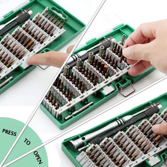 Alt view image 7 of 7 - Werleo Precision Screwdriver Set 60 in 1 Magnetic Driver Kit with 56 Mini Multi Bit Sets Professional Repair Tool Kit for Iphone Ipad Macbook PC Laptop Tablet PS4 Xbox Watches Smartphones