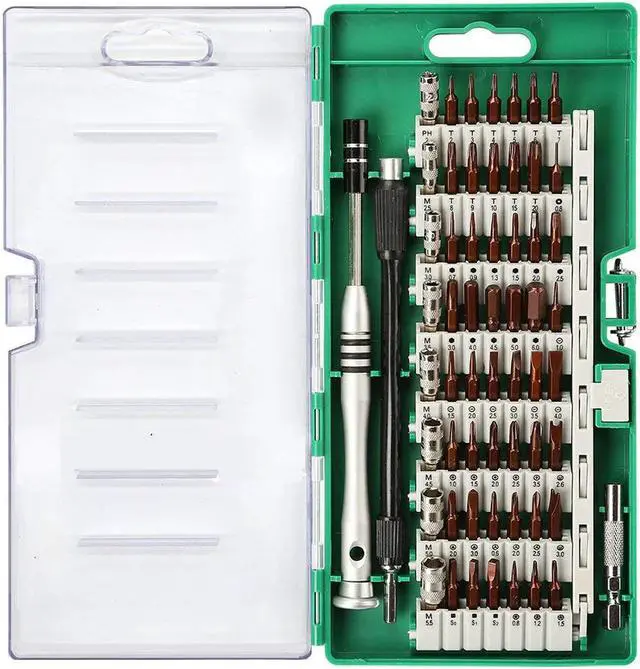 Main image of Werleo Precision Screwdriver Set 60 in 1 Magnetic Driver Kit with 56 Mini Multi Bit Sets Professional Repair Tool Kit for Iphone Ipad Macbook PC Laptop Tablet PS4 Xbox Watches Smartphones