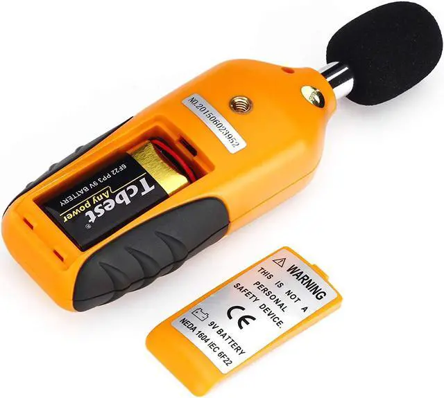 Alt view image 3 of 7 - WERLEO Decibel Meter Portable Digital Sound Level Meter 30 – 130 dB Audio Noise Measure Device Digital Noise Meter Tester Dual Ranges with LCD Display Batteries included