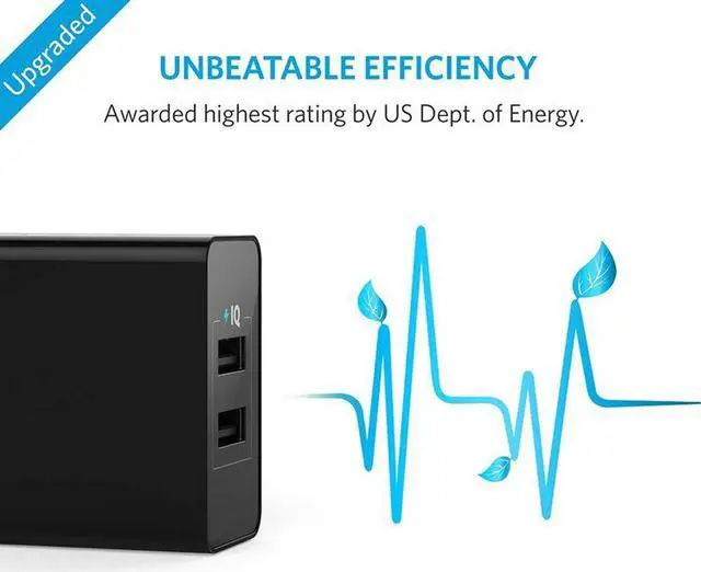 Alt view image 3 of 6 - Werleo 3.4A 17W Multi Port Dual USB Travel Wall Charger Adapter Foldable Plug for iPhone XS Max iPhone X 8 6 Plus  iPad Mini MacBook Pro Samsung Galaxy Note 5 S6 S7 S8 Edge Tablet HTC Nexus LG Speaker