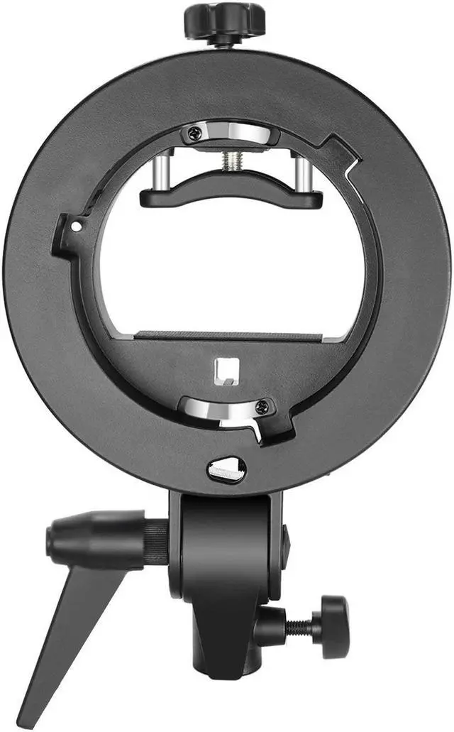 Alt view image 3 of 7 - Werleo S-Type Bracket Holder with Bowens Mount for Speedlite Flash Snoot Softbox Beauty dish Reflector Umbrella