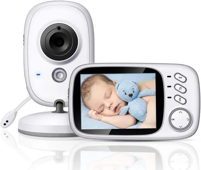 Main image of Werleo 3.2" Video Baby Monitor with Digital Camera 2.4GHz Wireless Long Range Infrared Night Vision Two Way Audio VOX and Temperature Monitoring 8 Lullabies and High Capacity Battery
