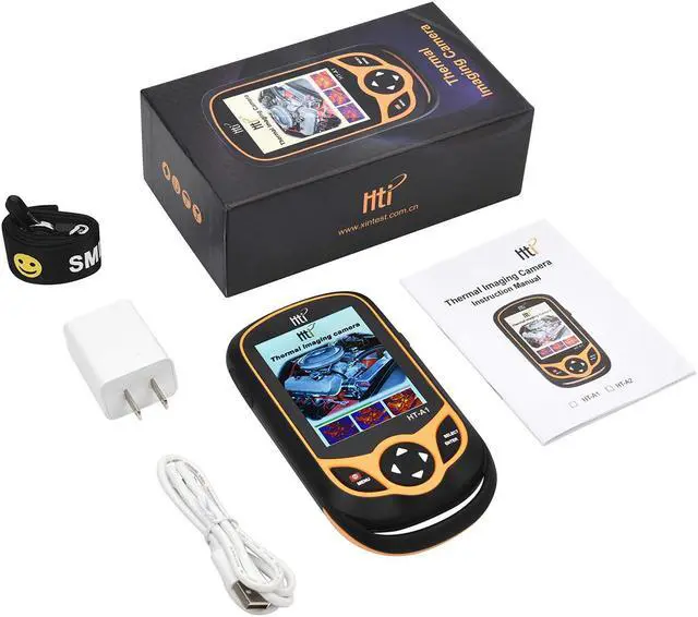 Alt view image 7 of 7 - Thermal Imaging Camera Handheld Infrared Thermal Imager Industrial Thermal Imaging Multimeter with Real-Time Thermal Image Resolution 220 x 160 - Temperature Measurement Range -4°F to 572°F