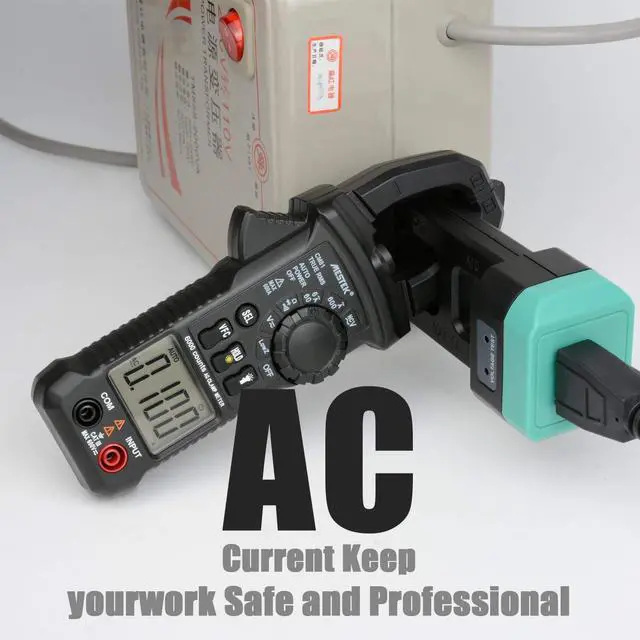 Alt view image 4 of 7 - Digital Clamp Meter Multimeters MESTEK AC DC Multimeter Current Voltage Voltmeter Autoranging Electric Tester Ohm Hz Amp Volt Diode Resistance 6000 Counts NCV VFC Accurate Electric