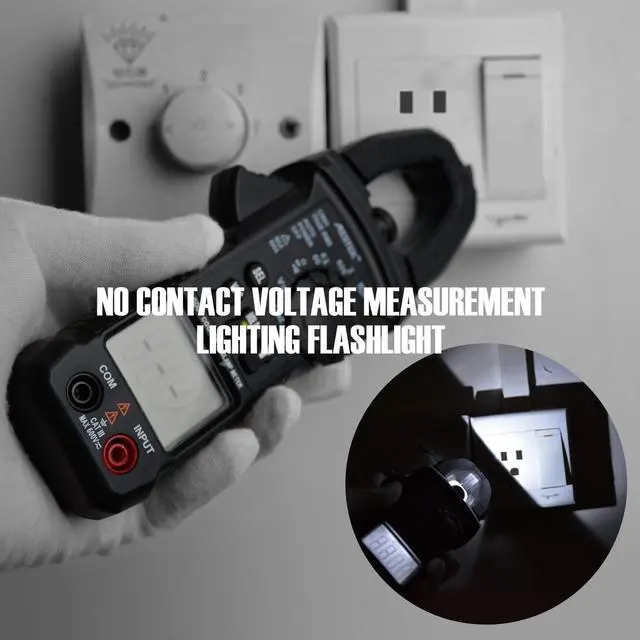 Alt view image 6 of 7 - Digital Clamp Meter Multimeters MESTEK AC DC Multimeter Current Voltage Voltmeter Autoranging Electric Tester Ohm Hz Amp Volt Diode Resistance 6000 Counts NCV VFC Accurate Electric