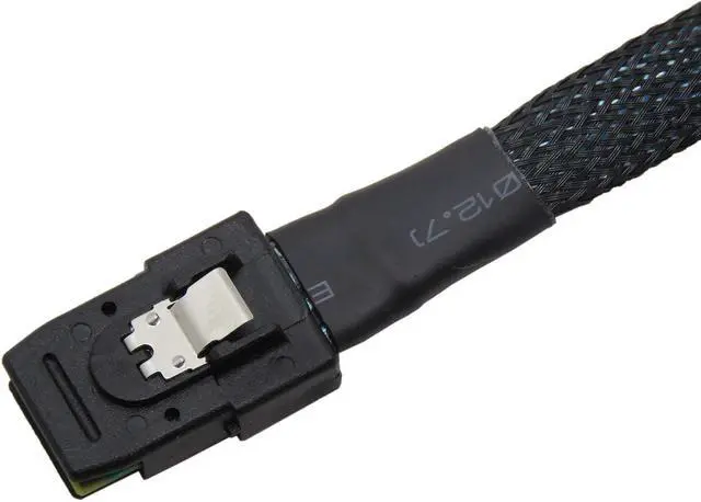 Alt view image 5 of 7 - Werleo 2 Packs Mini SAS 36Pin SFF-8087 Male to 4 SATA 7Pin Female Cable Mini SAS Host Controller to 4 SATA Target Backplane - 0.5M