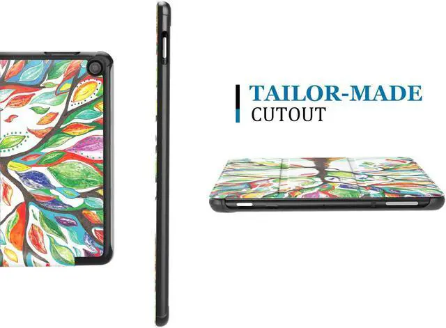 Alt view image 2 of 7 - Werleo All-New Fire HD 10 2017 Case 7th Generation 2017 Release Ultra Lightweight Slim Leather Stand Folio Smart Cover Case with Auto Wake Sleep Function for Amazon Fire HD 10 Tablet 10.1"