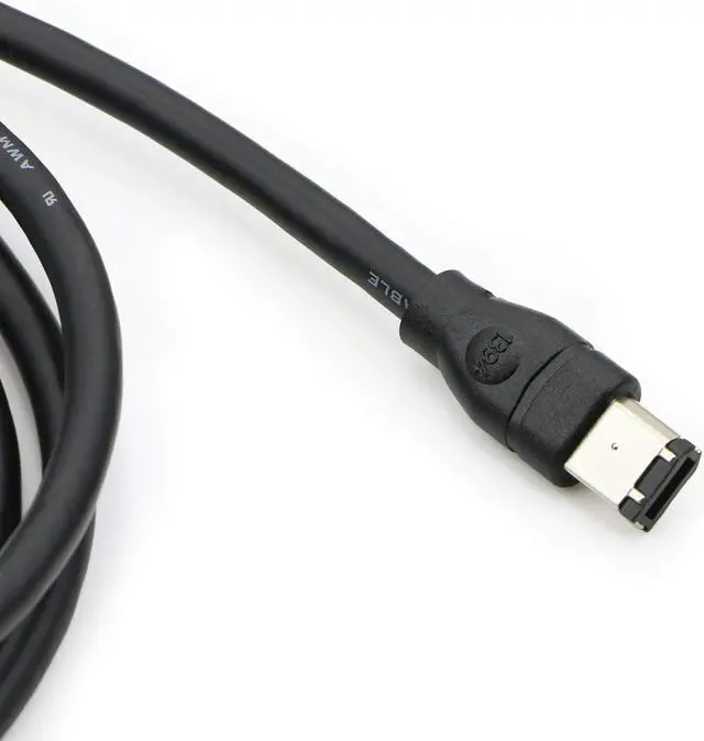 Alt view image 4 of 4 - WERLEO FireWire 800 to 400 9 to 6 pin Cable - 9pin 6pin - 6FT IEEE 1394 Firewire 800 9-pin / 6-pin Cable 6 Feet - 9 pin to 6 pin