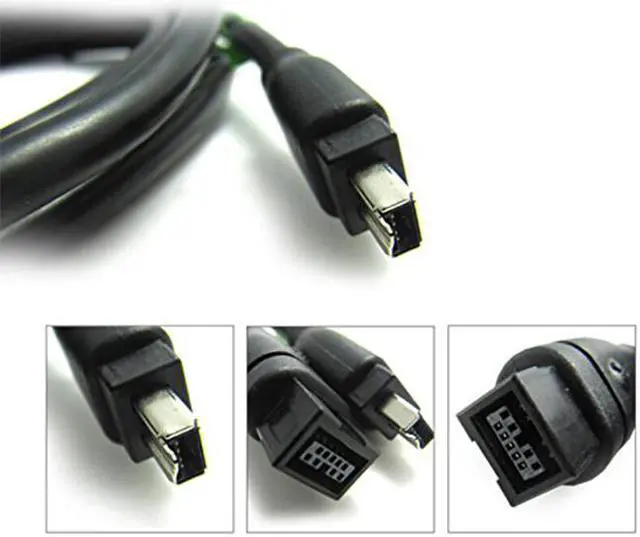 Alt view image 3 of 5 - Werleo Firewire High Speed Premium Cable 1394B 800-400 IEEE 9 Pin Male to 4 Pin Male Cable 6FT for Mac Pro MacBook Pro Mac Mini iMac PC Digital Cameras SLR