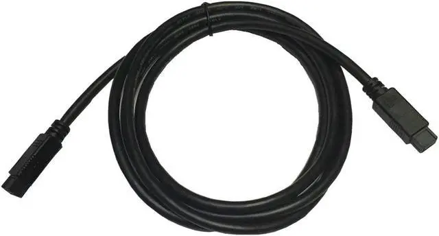 Alt view image 4 of 4 - Werleo Firewire Premium Durable Cable 800 IEEE1394B 9 Pin to 9 Pin Male to Male Cable Cord 6 FT / 1.8m Black