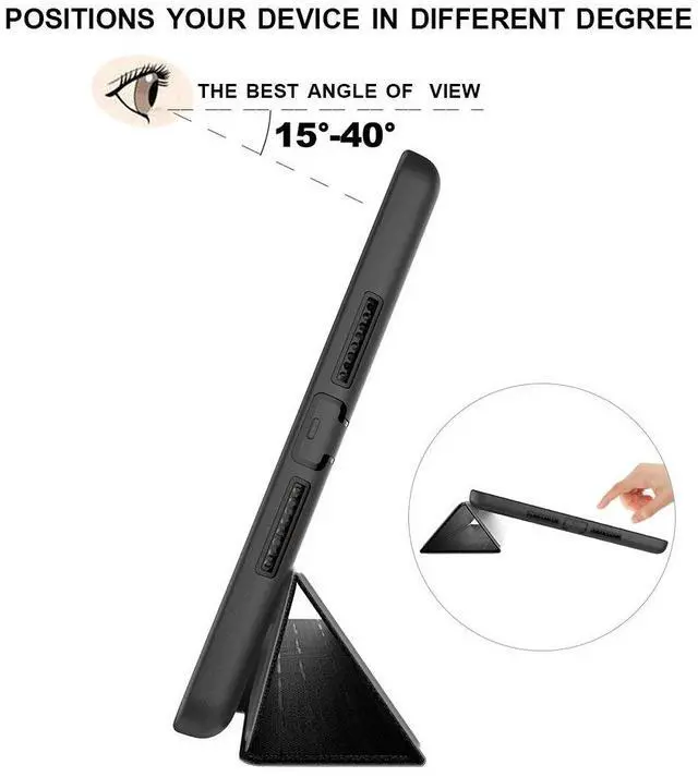 Alt view image 5 of 7 - New iPad 9.7 2017 2018 Case Werleo Heavy Duty Full Body Rugged Protective Case Cover Auto Sleep Wake Up Stand Folio Case Three Layer Hard Bumper Case for Apple iPad 9.7 inch 2017 2018 Release 5th 6th