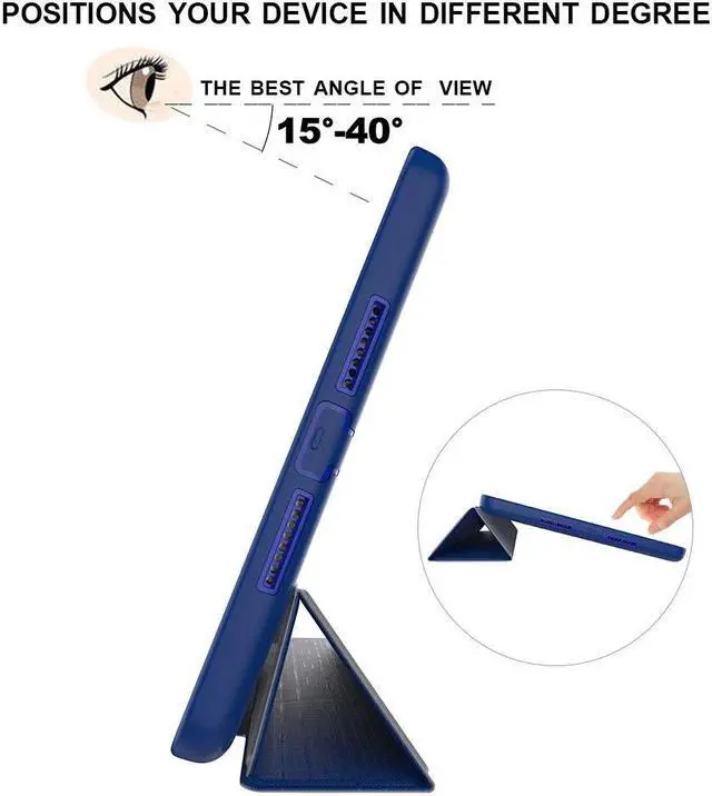 Alt view image 5 of 7 - New iPad 9.7 2017 2018 Case Werleo Heavy Duty Full Body Rugged Protective Case Cover Auto Sleep Wake Up Stand Folio Case Three Layer Hard Bumper Case for Apple iPad 9.7 inch 2017 2018 Release 5th 6th