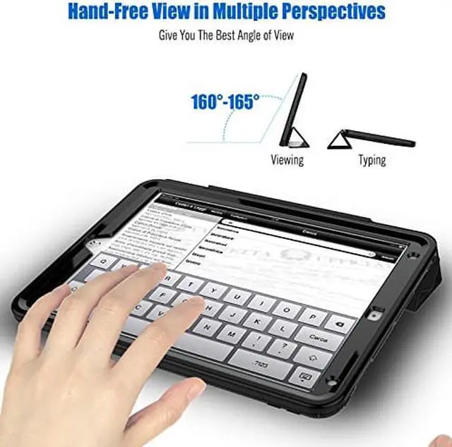 Alt view image 5 of 7 - WERLEO iPad Pro 10.5 Case Three Layer Heavy Duty Drop Protection Shockproof Rugged Protective Case with Magnetic Smart Auto Wake Sleep Cover For Apple iPad Pro 10.5 Model A1701 A1709 Cover Shell