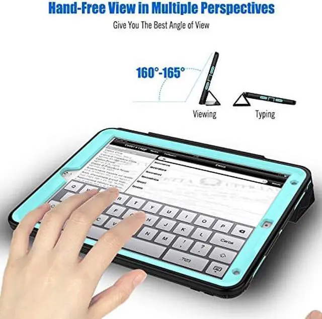 Alt view image 5 of 7 - WERLEO iPad Pro 10.5 Case Three Layer Heavy Duty Drop Protection Shockproof Rugged Protective Case with Magnetic Smart Auto Wake Sleep Cover For Apple iPad Pro 10.5 Model A1701 A1709 Cover Shell