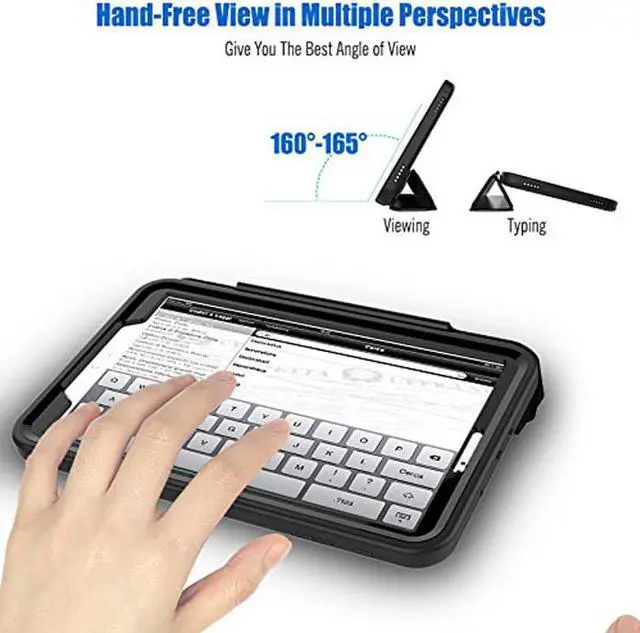 Alt view image 6 of 7 - WERLEO Samsung Galaxy Tab A 10.1 Case Slim Smart Cover Stand Folio Case Auto Wake Sleep Full Body Protective Cover For Samsung Galaxy Tab A 10.1 inch 2016 Model SM-T580 SM-T585 SM-T587 No Pen Version