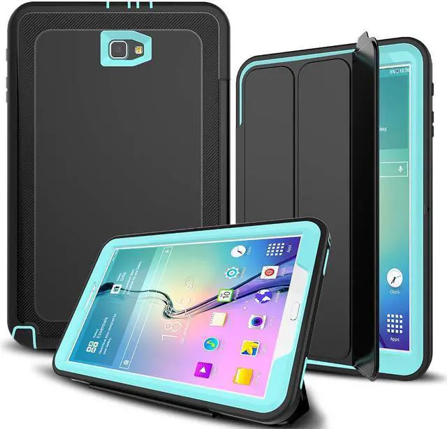 Main image of WERLEO Samsung Galaxy Tab A 10.1 Case Slim Smart Cover Stand Folio Case Auto Wake Sleep Full Body Protective Cover For Samsung Galaxy Tab A 10.1 inch 2016 Model SM-T580 SM-T585 SM-T587 No Pen Version