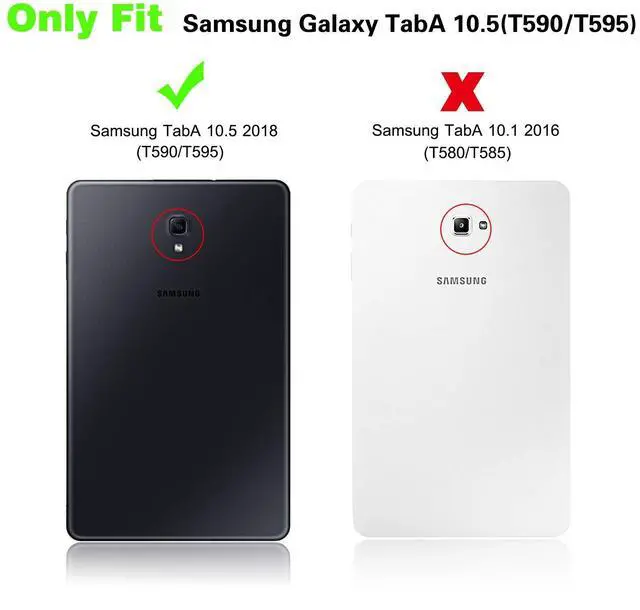 Alt view image 2 of 5 - Galaxy Tab A 10.5 Case WERLEO Heavy Duty Shockproof Rugged Protective Case with 360 Degree Rotatable Hand Strap Kickstand and Removable Shoulder Strap for Samsung Galaxy Tab A 10.5 inch 2018 SM-T590 /