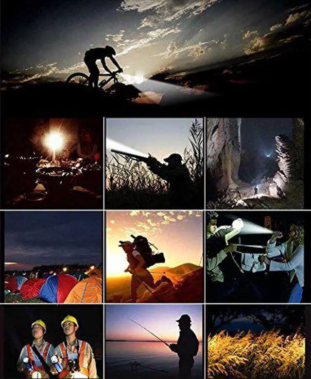 Alt view image 6 of 7 - Werleo Super Bright Rechargeable CREE T6 Tactical LED Flashlight Torch Outdoor Waterproof High Powered Handheld Spotlight Searchlight Dimmable Floodlight For Camping Lantern Hiking Hunting Emergency