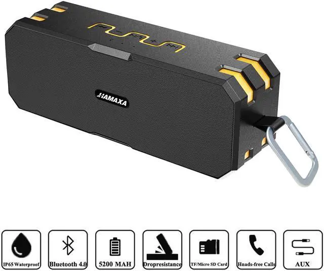 Main image of Werleo 12W IP65 Waterproof Bluetooth 4.0 Speaker Portable Outdoor Wireless Stereo Speakers with Microphone Dual Bass Drivers 3.5mm AUX IN SD TF Cards Slot Hands Free for iPhone Samsung Beach Golf Home