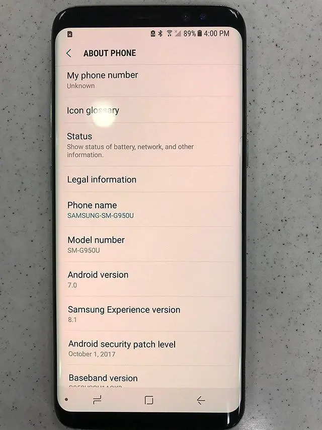 Alt view image 4 of 7 - Original Samsung Galaxy S8 SM-G950U 4G LTE Mobile phone 64GB ROM 5.8 Inch Single SIM 12MP 3000mAh Smartphone (USA Version)