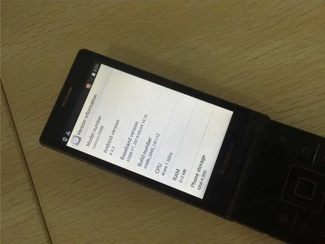 Alt view image 5 of 7 - Original Lenovo A588T Flip Mobile Phone Android 4.4 MTK6582 Quad Core 512MB RAM 4GB ROM Dual Sim 4" Touch Screen 5.0MP Camera