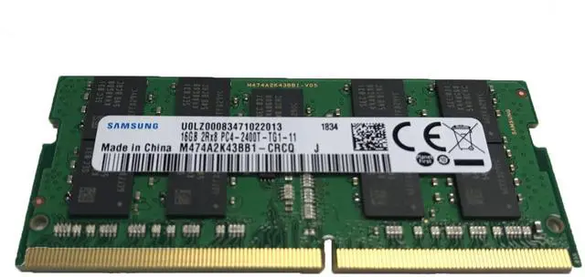 Main image of Samsung M474A2K43BB1-CRCQ 16GB 2Rx8 PC4-2400T-TG1-11 DDR4 SO-DIMM Memory