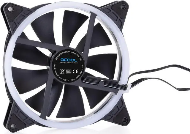 Alt view image 3 of 15 - Alphacool Eiszyklon Aurora LUX 140mm Fan, Digital RGB