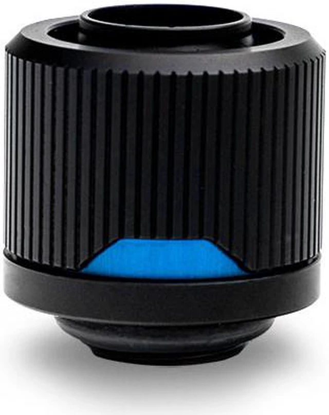Alt view image 4 of 8 - EKWB EK-Quantum Torque STC-12/16 Compression Fitting for Soft Tubing, 12/16mm (7/16" ID, 5/8" OD), Black, 6-pack