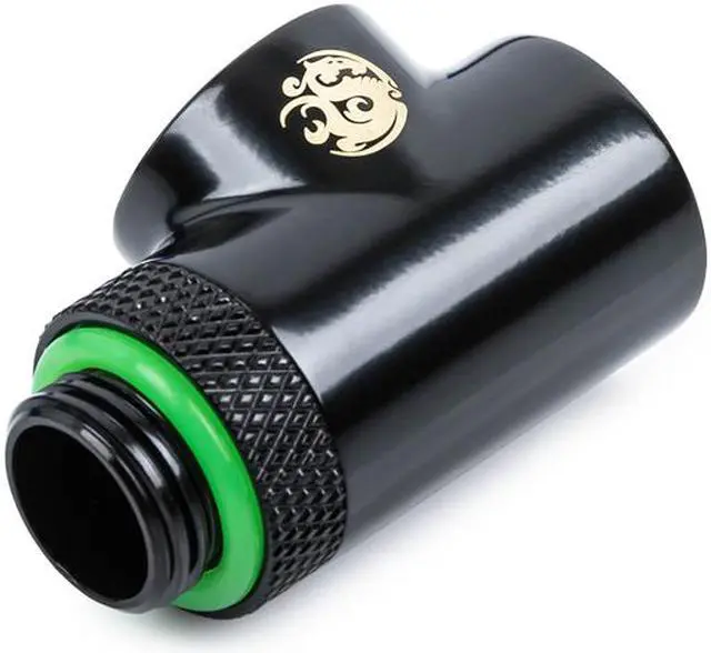 Alt view image 2 of 5 - Bitspower T-Block Rotary Fitting, Matt Black