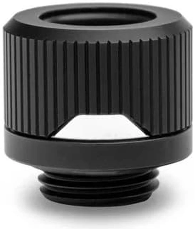 Alt view image 7 of 8 - EKWB EK-Quantum Torque HDC-12 Compression Fitting for EKWB Rigid Tubing, 12mm OD, Black, 6-pack