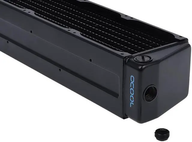 Alt view image 3 of 12 - Alphacool NexXxoS UT60 Full Copper X-Flow 80mm Triple Radiator, 3x80mm