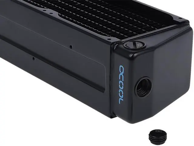 Alt view image 9 of 12 - Alphacool NexXxoS UT60 Full Copper X-Flow 80mm Dual Radiator (14295)