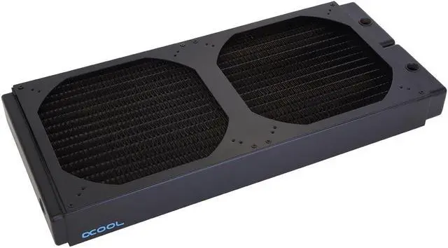 Alt view image 2 of 11 - Alphacool NexXxoS XT45 Full Copper 400mm Raditor, 2x200mm