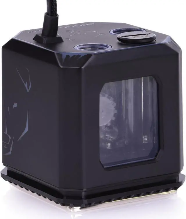 Alt view image 3 of 14 - Alphacool Eisbaer Aurora (Solo) CPU Water Block and Pump, Digital RGB