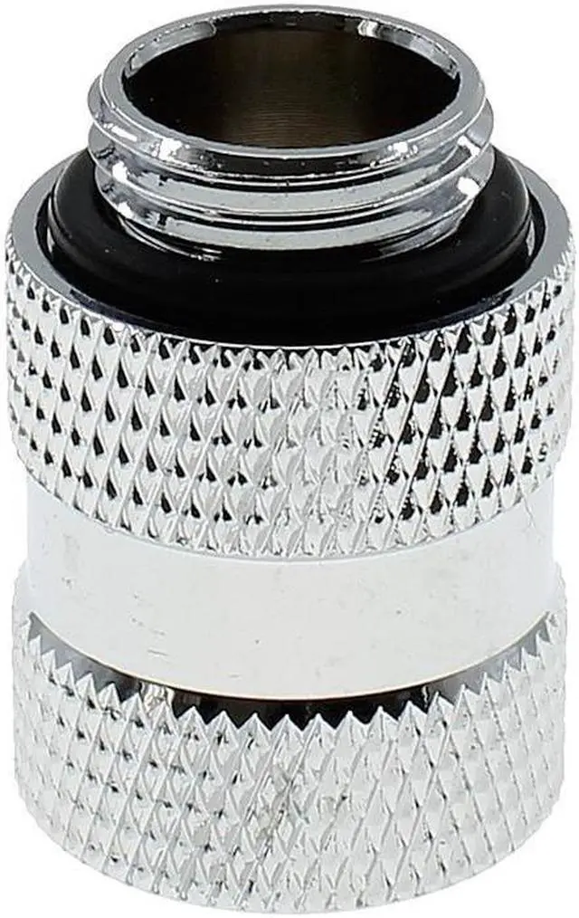 Alt view image 2 of 4 - XSPC G1/4" 20mm Male to Female Fitting, Chrome