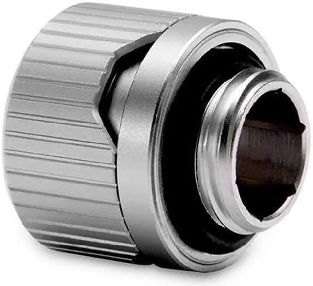 Alt view image 3 of 8 - EKWB EK-Quantum Torque HDC-12 Compression Fitting for EKWB Rigid Tubing, 12mm OD, Satin Titanium