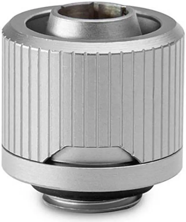 Main image of EKWB EK-Quantum Torque STC-10/16 Compression Fitting for Soft Tubing, 10/16mm (3/8" ID, 5/8" OD), Satin Titanium