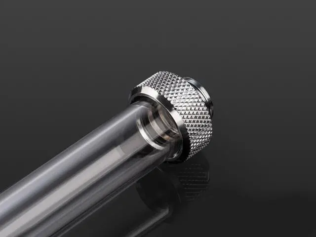 Alt view image 2 of 2 - Bitspower None Chamfer Crystal Link Tube, 16mm OD, 1000mm, Clear