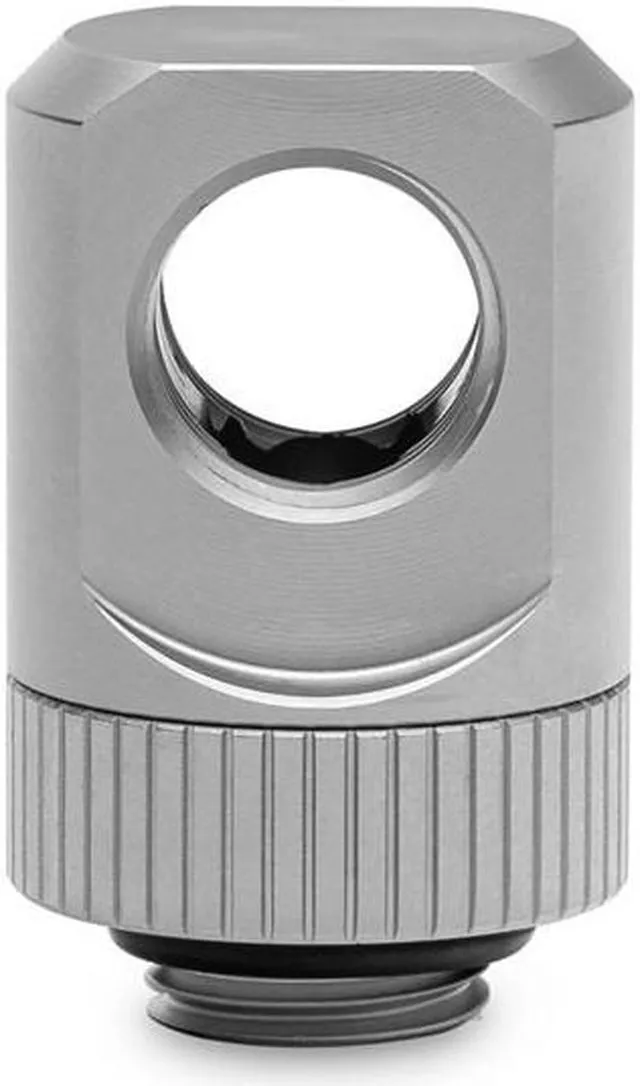 Alt view image 2 of 5 - EKWB EK-Torque Angled T Fitting, Satin Titanium