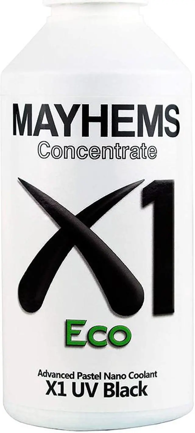 Main image of Mayhems X1 Eco PC Coolant Concentrate, 250mL, UV Black