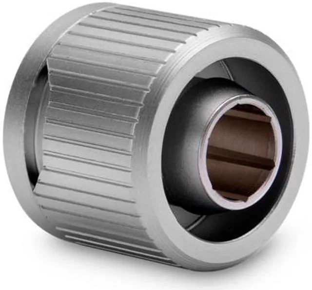 Alt view image 4 of 8 - EKWB EK-Quantum Torque STC-10/16 Compression Fitting for Soft Tubing, 10/16mm (3/8" ID, 5/8" OD), Satin Titanium, 6-pack