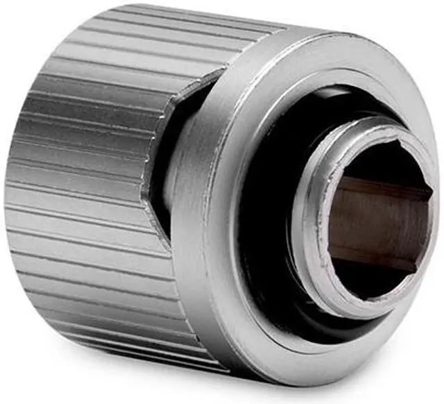 Alt view image 5 of 8 - EKWB EK-Quantum Torque STC-10/16 Compression Fitting for Soft Tubing, 10/16mm (3/8" ID, 5/8" OD), Satin Titanium, 6-pack