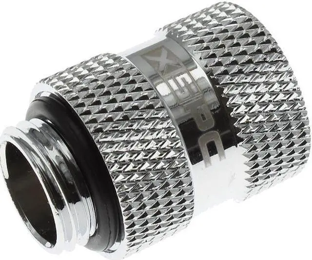 Alt view image 3 of 4 - XSPC G1/4" 20mm Male to Female Fitting, Chrome