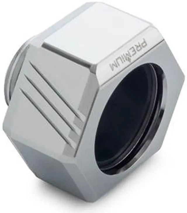 Alt view image 2 of 8 - Bitspower Premium G1/4" Hex Multi-Link for 16mm OD Rigid Tubing, Silver Shining, 6-pack