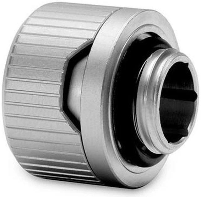 Alt view image 6 of 9 - EKWB EK-Quantum Torque HDC-14 Compression Fitting for EKWB Rigid Tubing, 14mm OD, Satin Titanium, 6-pack