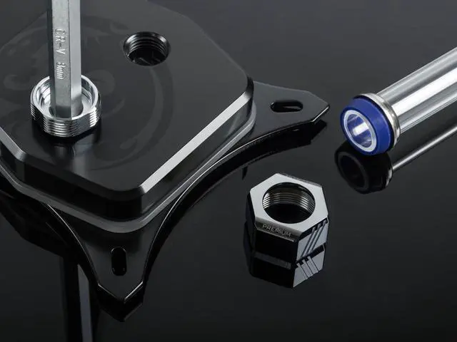 Alt view image 3 of 8 - Bitspower Premium G1/4" Hex Multi-Link for 12mm OD Rigid Tubing, Silver Shining, 6-pack
